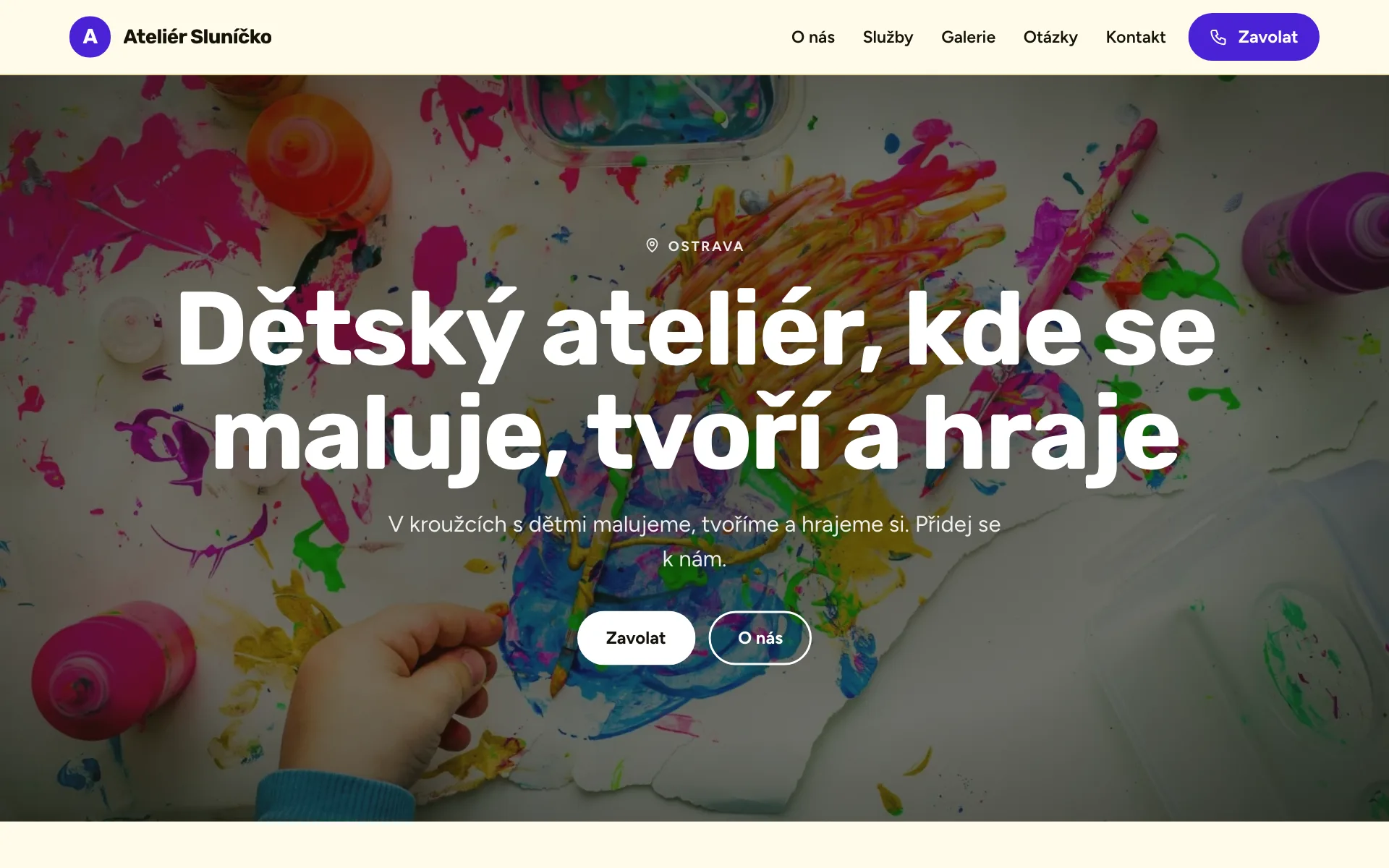 Web Ateliér Sluníčko